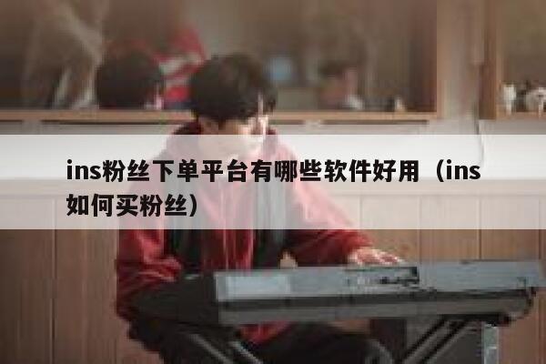 ins粉丝下单平台有哪些软件好用（ins如何买粉丝） 第1张