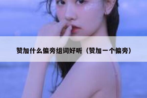 赞加什么偏旁组词好听（赞加一个偏旁） 第1张