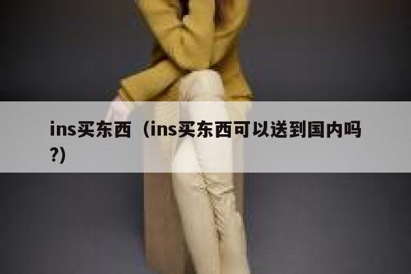 ins买东西（ins买东西可以送到国内吗?） 第1张