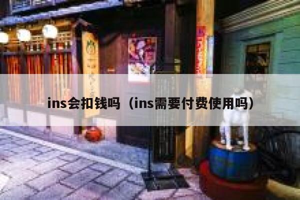 ins会扣钱吗（ins需要付费使用吗） 第1张
