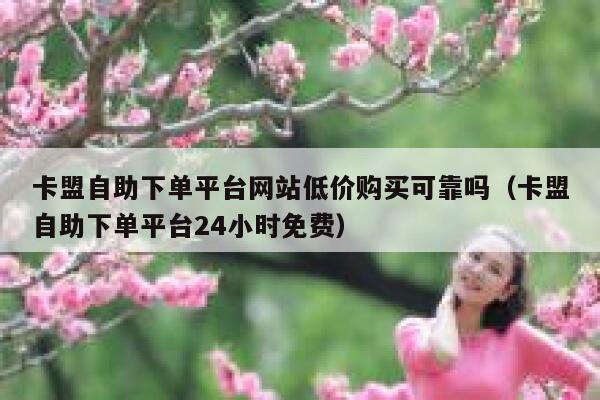 卡盟自助下单平台网站低价购买可靠吗（卡盟自助下单平台24小时免费） 第1张