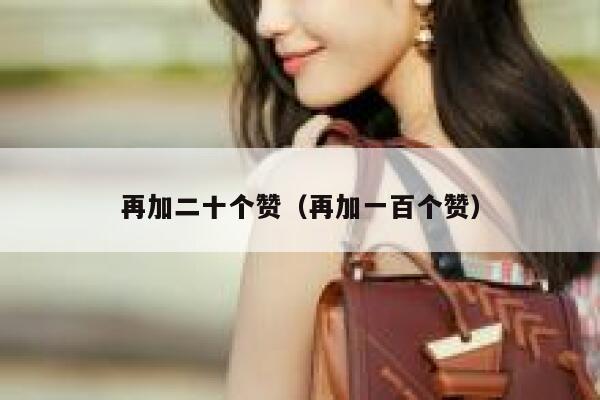 再加二十个赞（再加一百个赞） 第1张