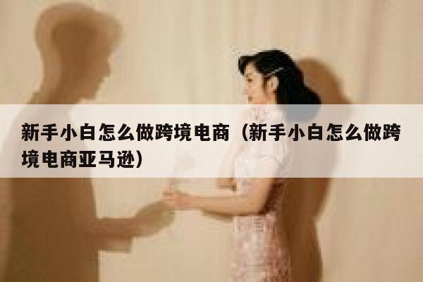 新手小白怎么做跨境电商（新手小白怎么做跨境电商亚马逊） 第1张