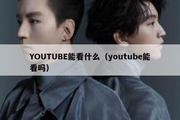 YOUTUBE能看什么（youtube能看吗） 第1张