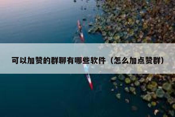 可以加赞的群聊有哪些软件（怎么加点赞群） 第1张
