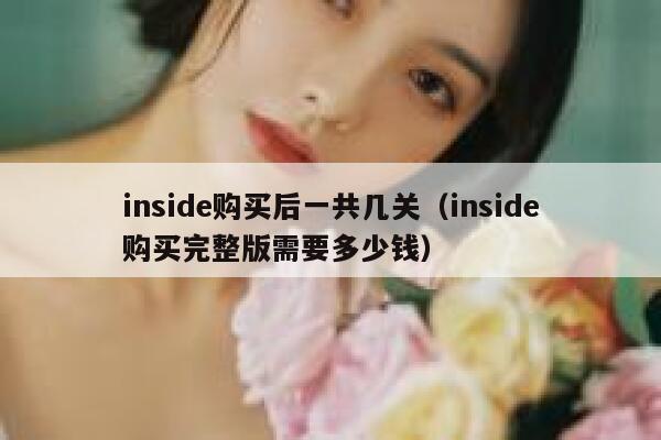 inside购买后一共几关（inside购买完整版需要多少钱） 第1张