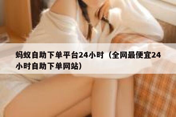 蚂蚁自助下单平台24小时（全网最便宜24小时自助下单网站） 第1张