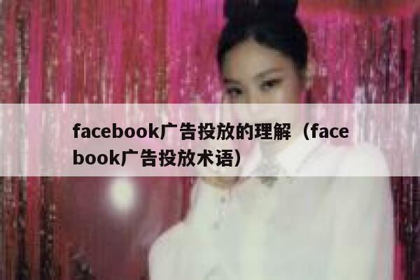 facebook广告投放的理解（facebook广告投放术语） 第1张