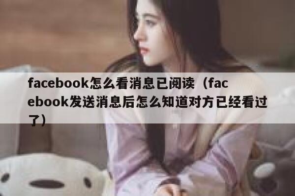 facebook怎么看消息已阅读（facebook发送消息后怎么知道对方已经看过了） 第1张