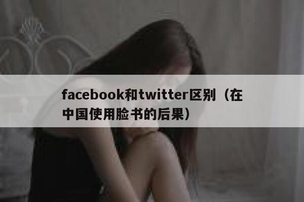 facebook和twitter区别（在中国使用脸书的后果） 第1张