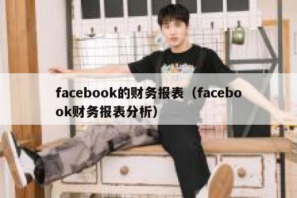 facebook的财务报表（facebook财务报表分析） 第1张