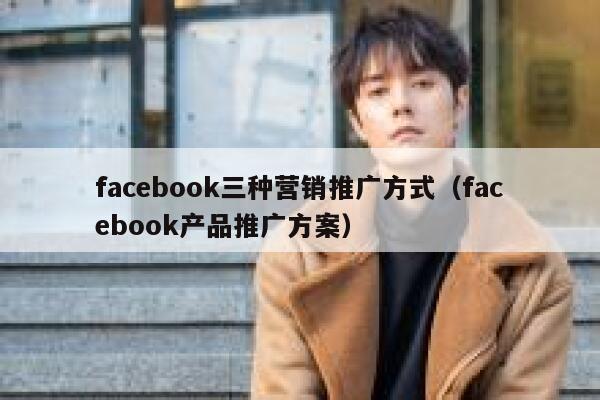 facebook三种营销推广方式（facebook产品推广方案） 第1张