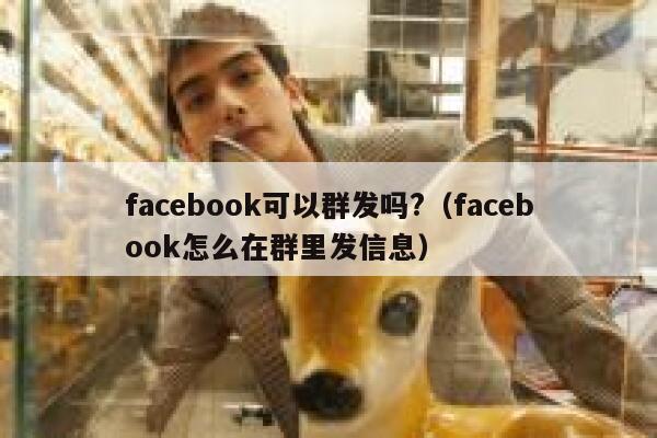 facebook可以群发吗?（facebook怎么在群里发信息） 第1张