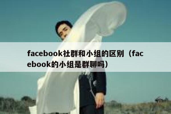 facebook社群和小组的区别（facebook的小组是群聊吗） 第1张