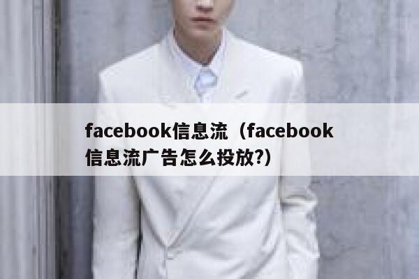 facebook信息流（facebook信息流广告怎么投放?） 第1张
