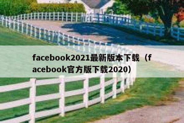 facebook2021最新版本下载（facebook官方版下载2020） 第1张