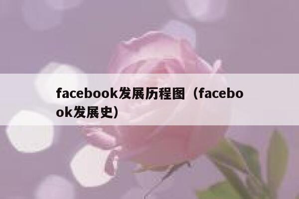 facebook发展历程图（facebook发展史） 第1张