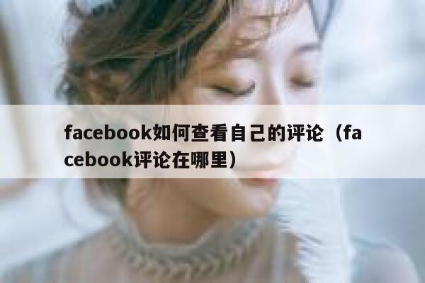facebook如何查看自己的评论（facebook评论在哪里） 第1张