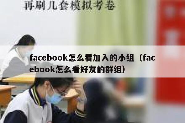 facebook怎么看加入的小组（facebook怎么看好友的群组） 第1张