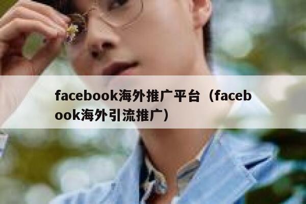 facebook海外推广平台（facebook海外引流推广） 第1张