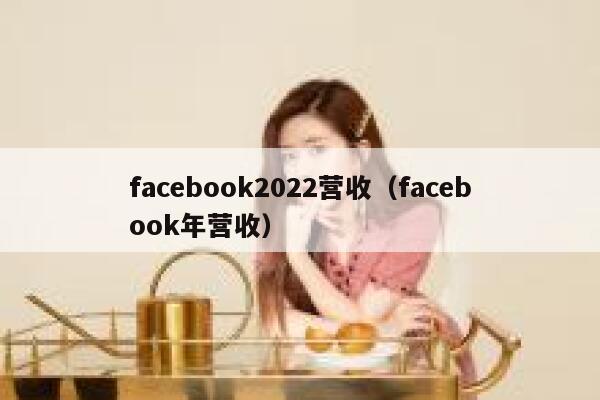 facebook2022营收（facebook年营收） 第1张