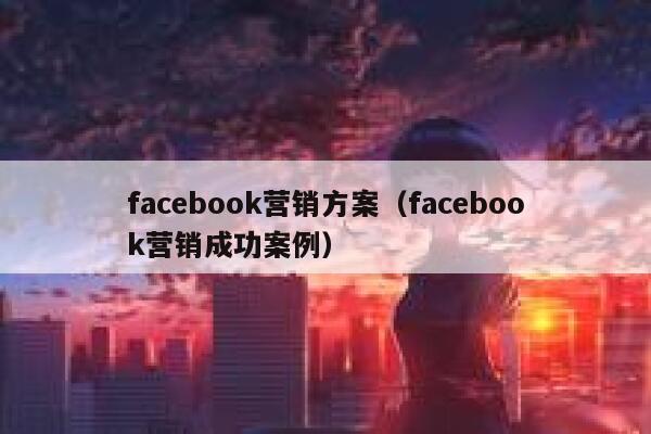 facebook营销方案（facebook营销成功案例） 第1张