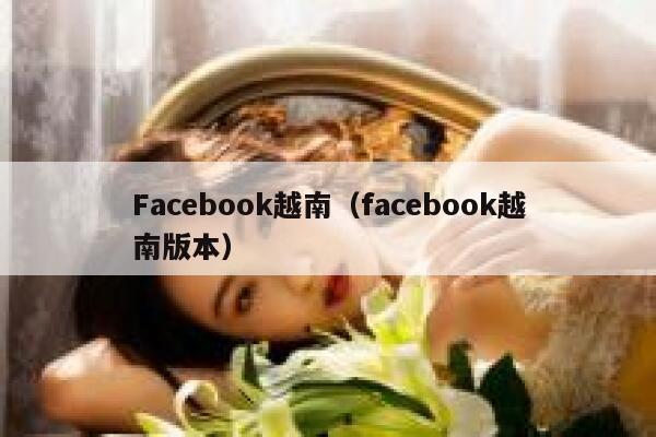 Facebook越南（facebook越南版本） 第1张