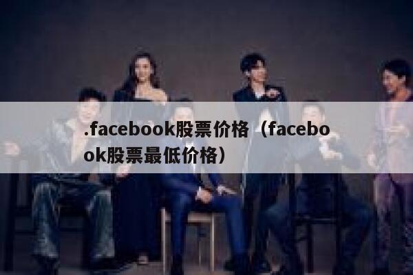 .facebook股票价格（facebook股票最低价格） 第1张