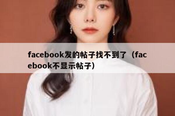 facebook发的帖子找不到了（facebook不显示帖子） 第1张