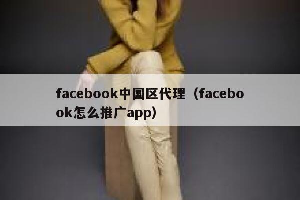 facebook中国区代理（facebook怎么推广app） 第1张