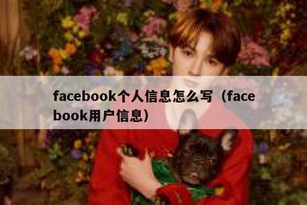 facebook个人信息怎么写（facebook用户信息） 第1张