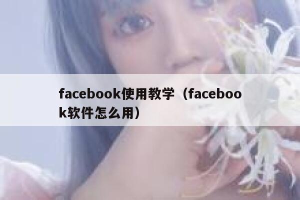 facebook使用教学（facebook软件怎么用） 第1张