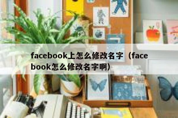 facebook上怎么修改名字（facebook怎么修改名字啊） 第1张
