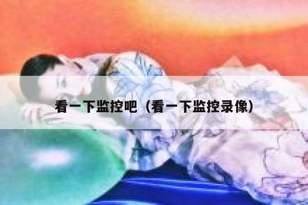 看一下监控吧（看一下监控录像） 第1张