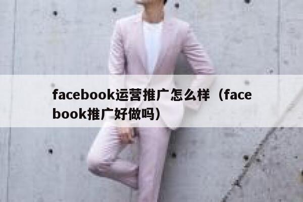 facebook运营推广怎么样（facebook推广好做吗） 第1张