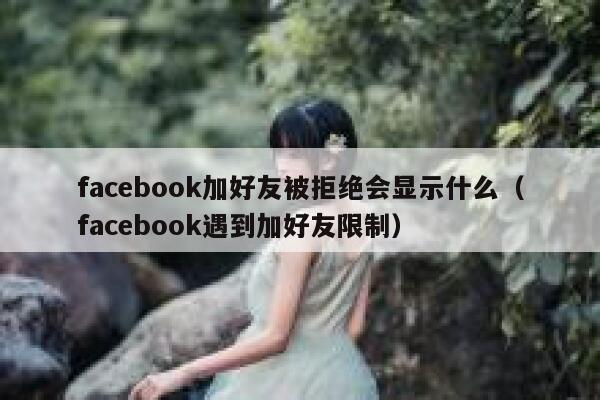 facebook加好友被拒绝会显示什么（facebook遇到加好友限制） 第1张