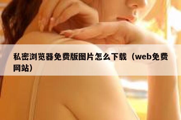 私密浏览器免费版图片怎么下载（web免费网站） 第1张