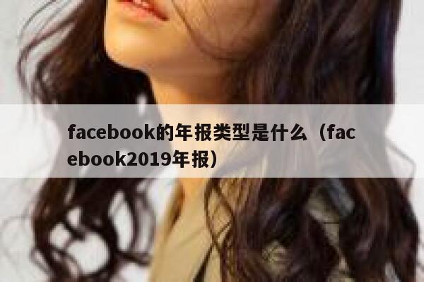 facebook的年报类型是什么（facebook2019年报） 第1张