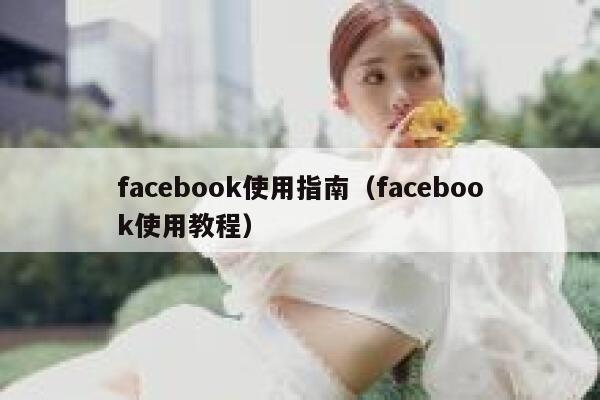 facebook使用指南（facebook使用教程） 第1张