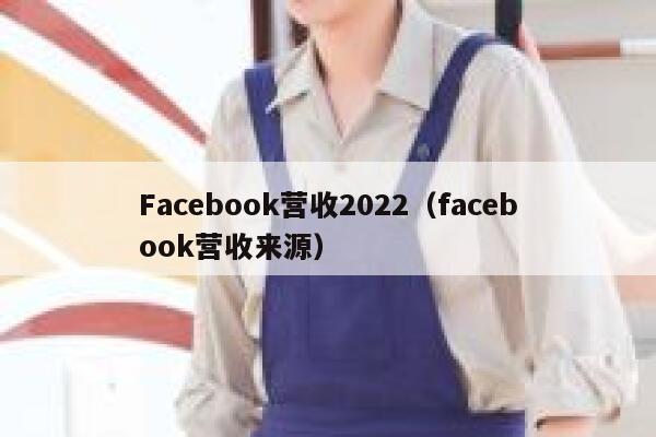 Facebook营收2022（facebook营收来源） 第1张