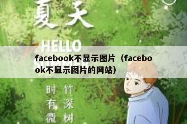 facebook不显示图片（facebook不显示图片的网站） 第1张