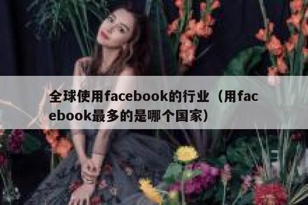 全球使用facebook的行业（用facebook最多的是哪个国家） 第1张