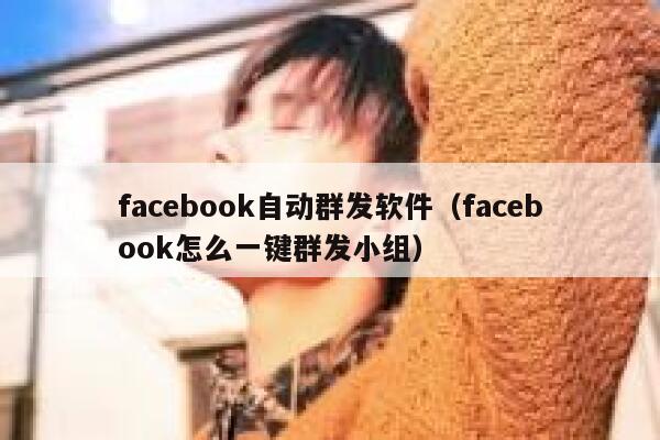 facebook自动群发软件（facebook怎么一键群发小组） 第1张