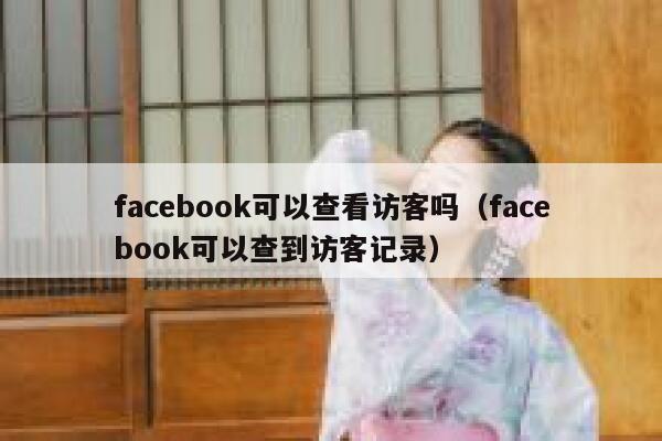 facebook可以查看访客吗（facebook可以查到访客记录） 第1张