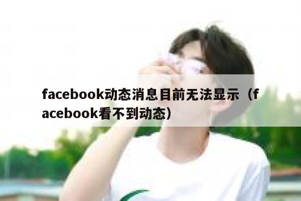 facebook动态消息目前无法显示（facebook看不到动态） 第1张