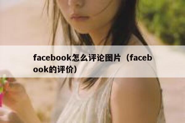 facebook怎么评论图片（facebook的评价） 第1张