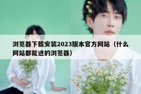 浏览器下载安装2023版本官方网站（什么网站都能进的浏览器） 第1张