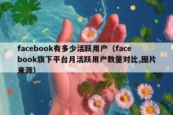 facebook有多少活跃用户（facebook旗下平台月活跃用户数量对比,图片来源） 第1张