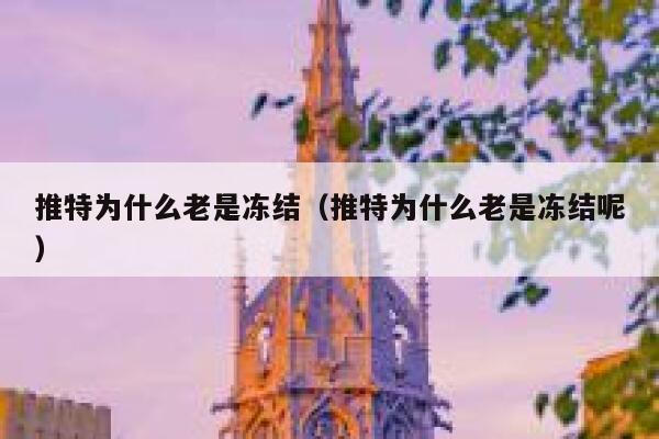 推特为什么老是冻结（推特为什么老是冻结呢） 第1张