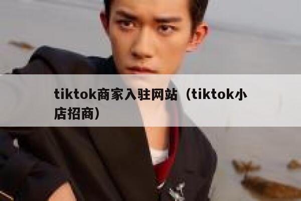 tiktok商家入驻网站（tiktok小店招商） 第1张